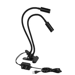 Gooseneck Lamp Microscope Universal Clamp Light Source Spotlight Cell Phone Electronic Repair Lighting Welding LED Microscopio
