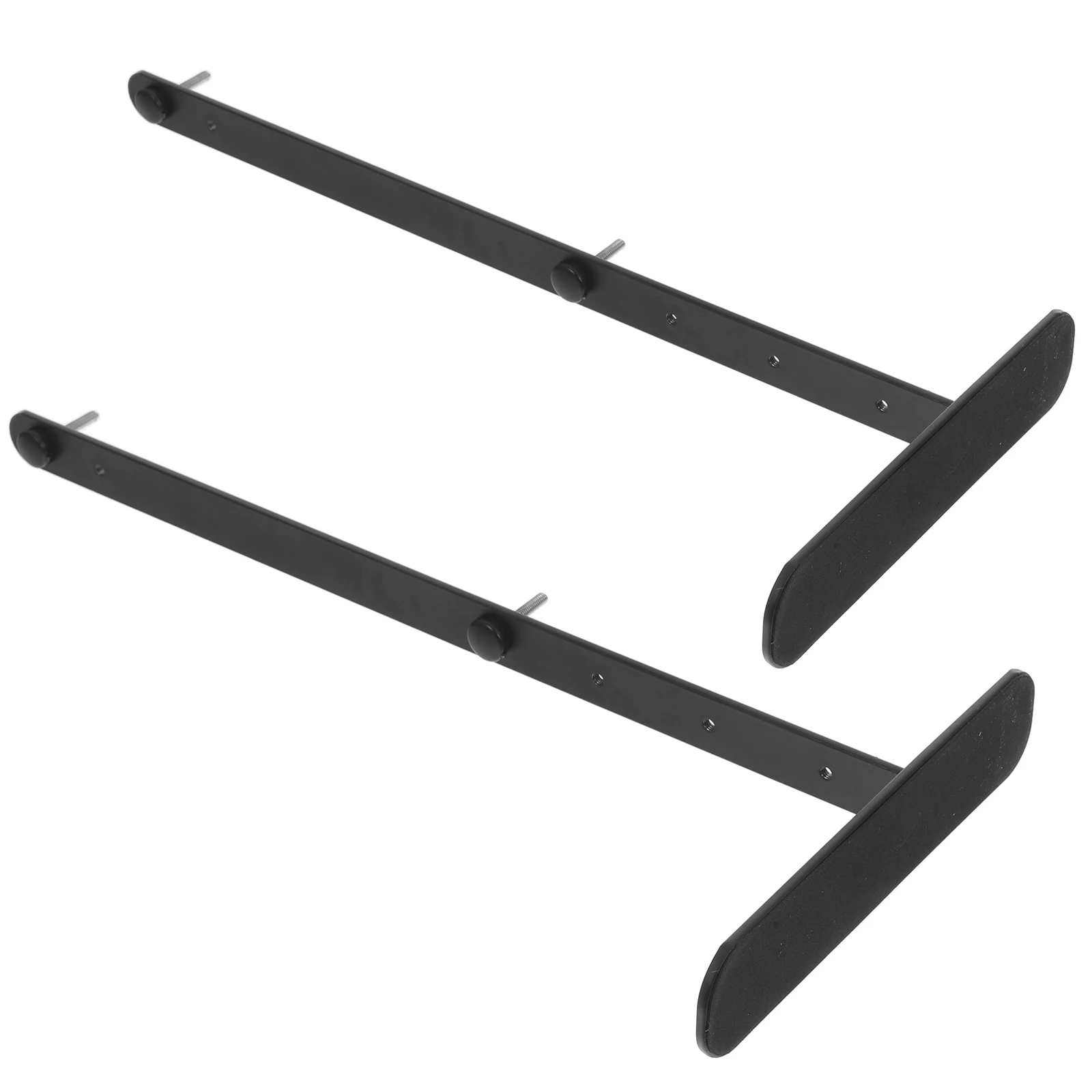 

2Pcs Adjustable Height Pegboard Stand Desk Organizer Rack Accessory Bracket Pegboard Desk Mount for Office Display Board