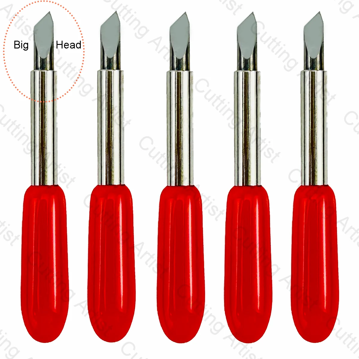 5pcs Big Head 45 Degree Blade Standard Dia 2mm Cutter for Cricut Roland Plotter