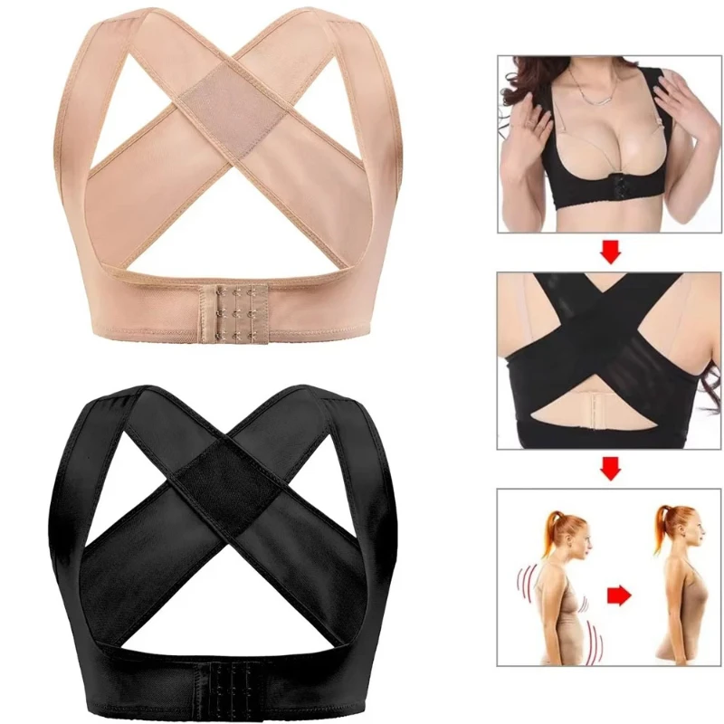1-4Pcs Back Chest Support Belt -Chest Supports Brace For Women Posture Corrector Shapewear Tops Breast Support Bra Top