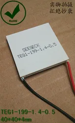 High Temperature Resistant Industrial Thermoelectric Generator Teg1-199-1.4-0.5 40 * 40MM