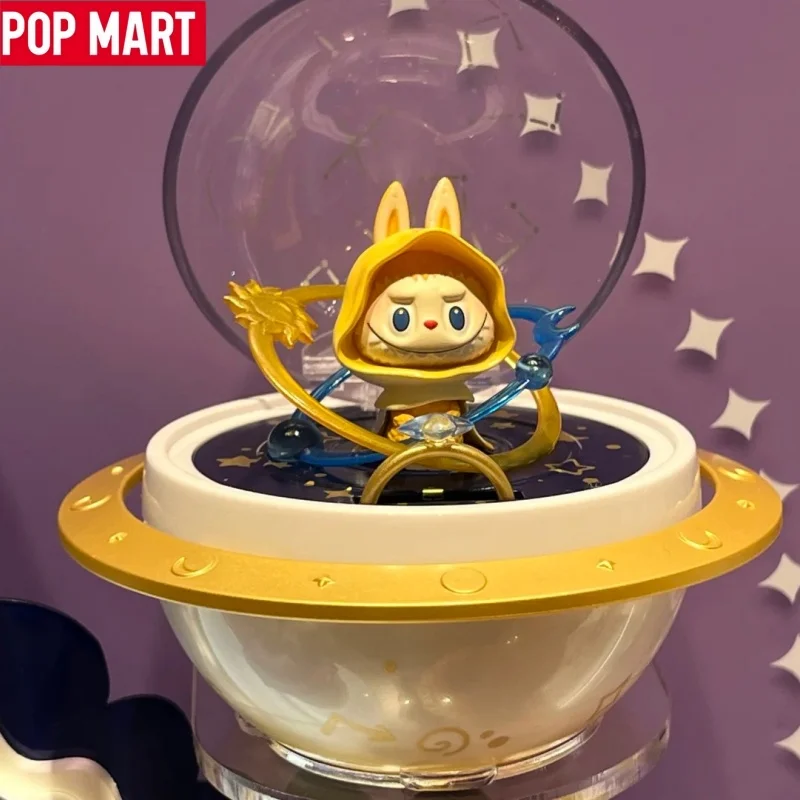Pop Mart – boîte aveugle originale, série bouts de doigts romantiques, série de 3 scènes, boîte mystère, boîte à bagues de Couple, jouet, cadeau Surprise de Confession