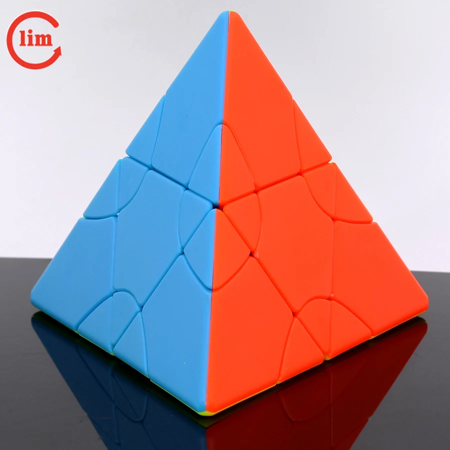 Magic Cube fs LimCube 2x2 Transform Pyramid Tetrahedron FangShi Triangle 4 Faces Puzzle Fidget Smart Games Logic Fidget Toy 특수큐브