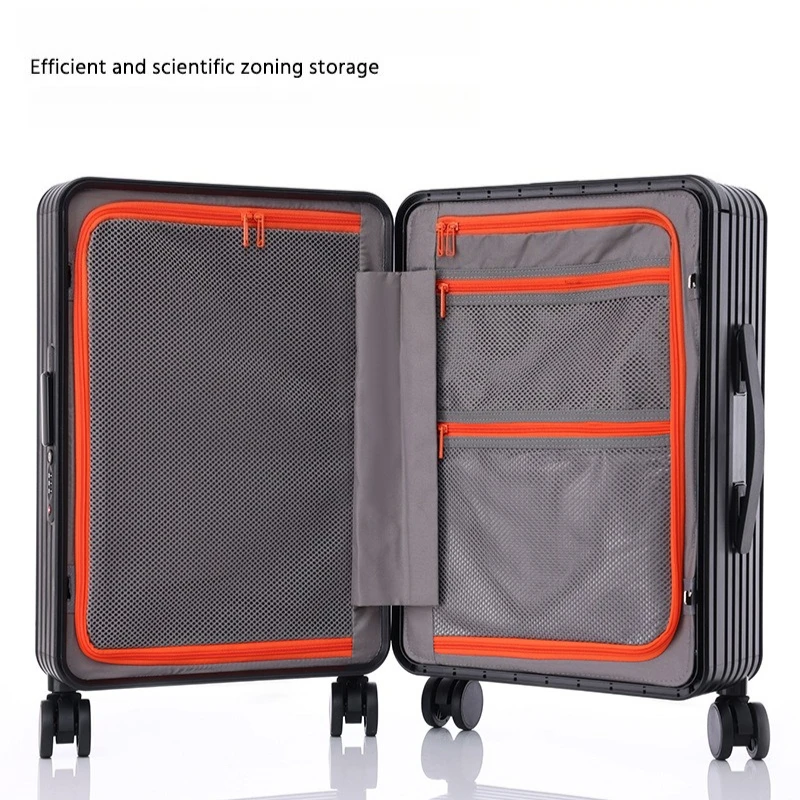 New Wide Trolley Suitcase PC Silent Universal Wheel 20 Inch Business Trip Travel Cabin Suitcase 24 Inch Password Box