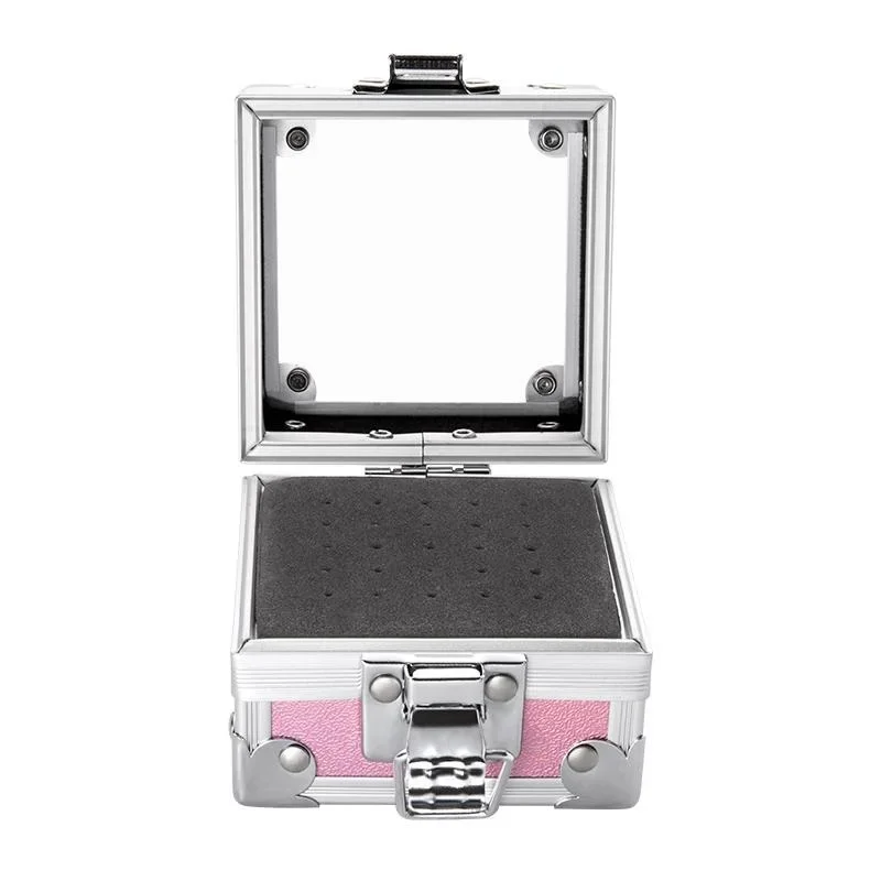 25 löcher Nail art Bohrer Lagerung Box Maniküre Schleifen Polnischen Kopf Bit Halter Display Nägel Bohrer Bits Organizer Display-ständer