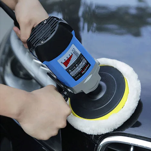 Imagen 2 del producto 5 unids/set disco de pulido de lana almohadilla de pulido y encerado 75mm cuidado de la pintura del coche máquina pulidora almohadillas accesorios de belleza para automóviles