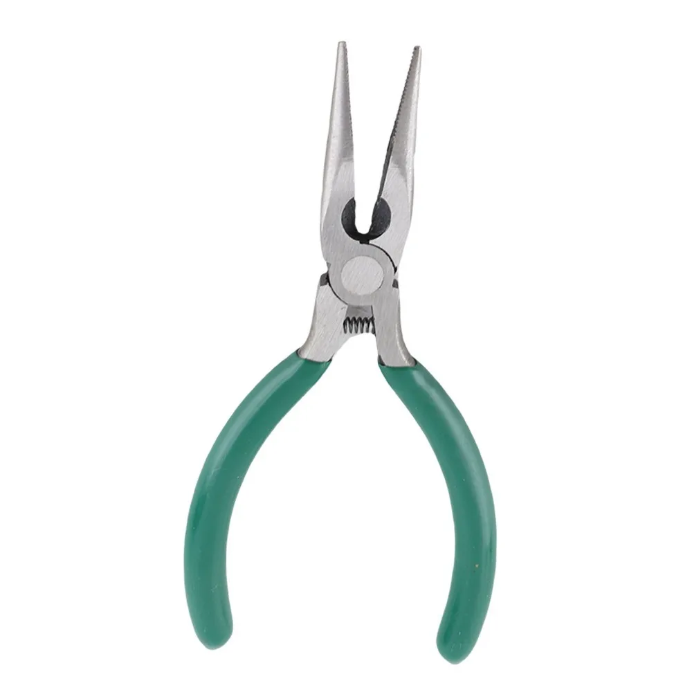 

High Carbon Steel Needle Nose Pliers Rustproof Ergonomic Rubber Handle Jewelry Making Pliers Skid Resistant Wire Bending Tools