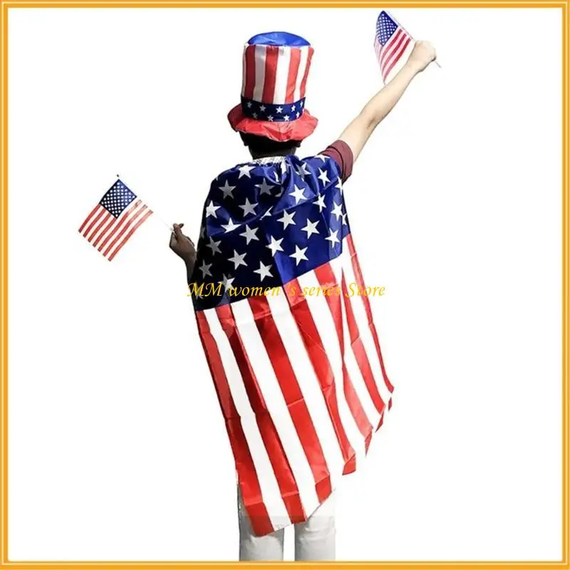 Q39C Independence Day Costume Accessories for Adult Kid 4th of July Festival Cosplay