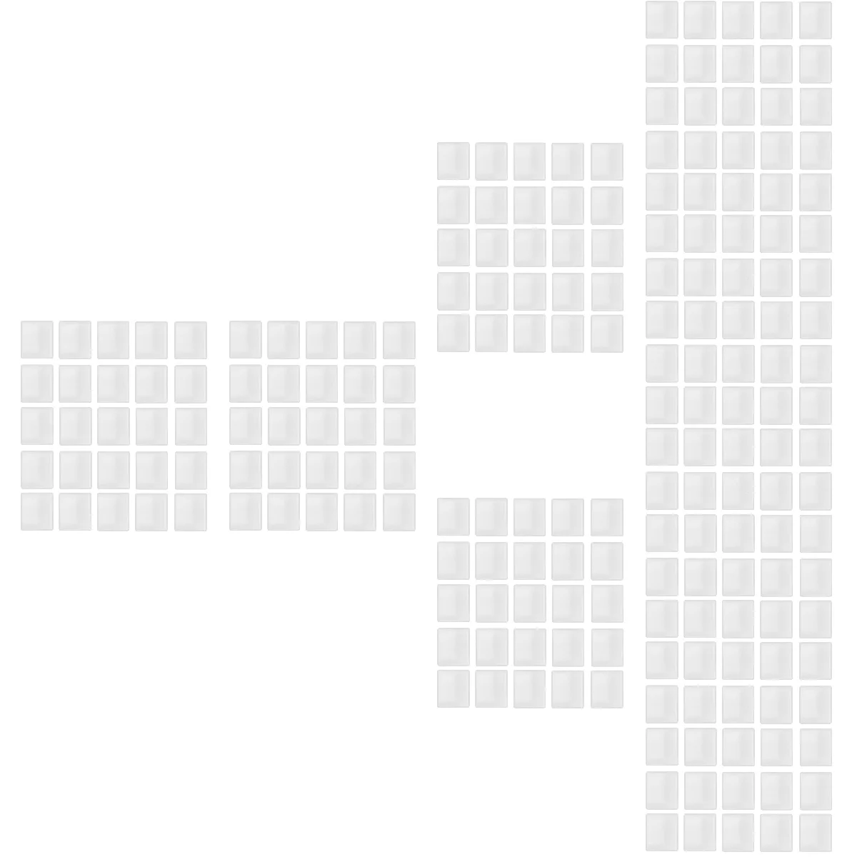 

8pcs 8 PCS Watercolor Palette Portable White Paint Painting Supply Artists Tray Half Pan Empty Pans