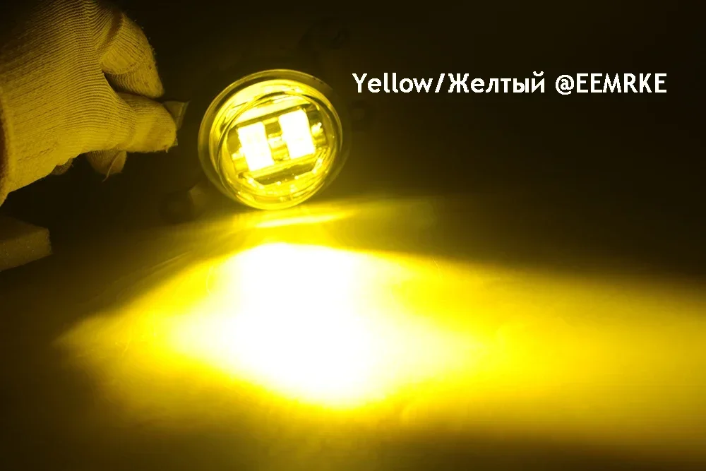 30W Fog Lights for Toyota Land Cruiser 70 Series LC70 J76 J79 23 2024 2025 (Except for Old Version) White or Yellow DRL Replace detail image 11