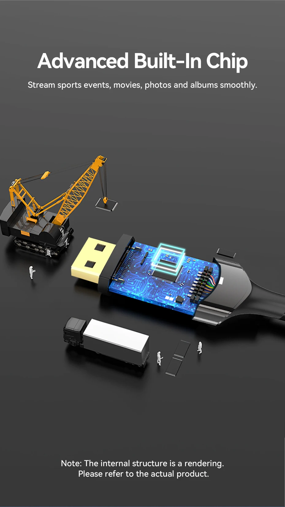 Vention USB C auf DP Kabel USB Typ C auf 8K 60Hz DisplayPort Bi-Directionalkabel für iPhone Tablet PC Monitor HDCP HDR DP Kabel – Detail 8