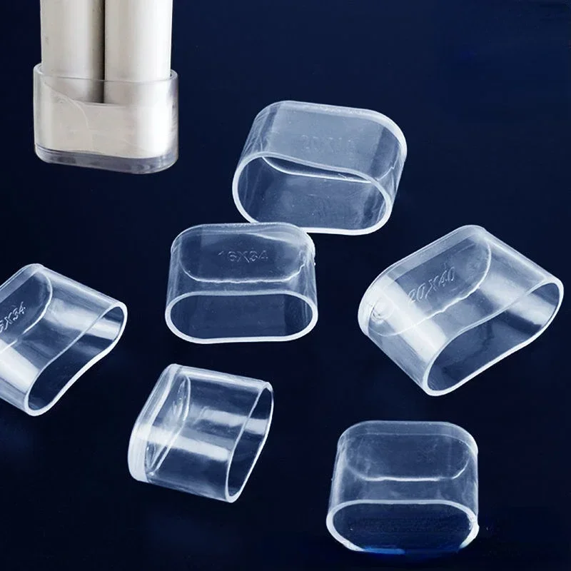 

4/8pcs/set Chair Leg Caps Rubber Feet Protector Pads Table Covers Socks Plugs Cover Leveling Feet Decor