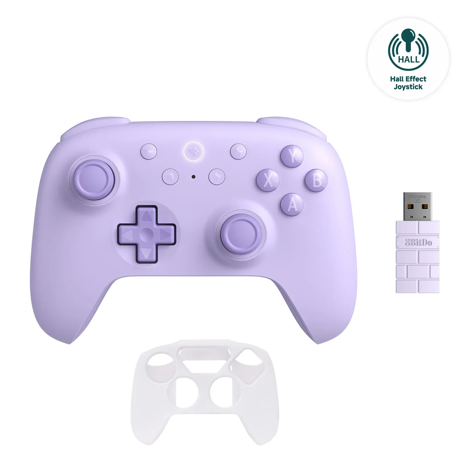 8BitDo Ultimate 2C draadloze gamingcontroller voor pc, Windows 10, 11, Steam Deck, Raspberry Pi, Android-gamepadaccessoires
