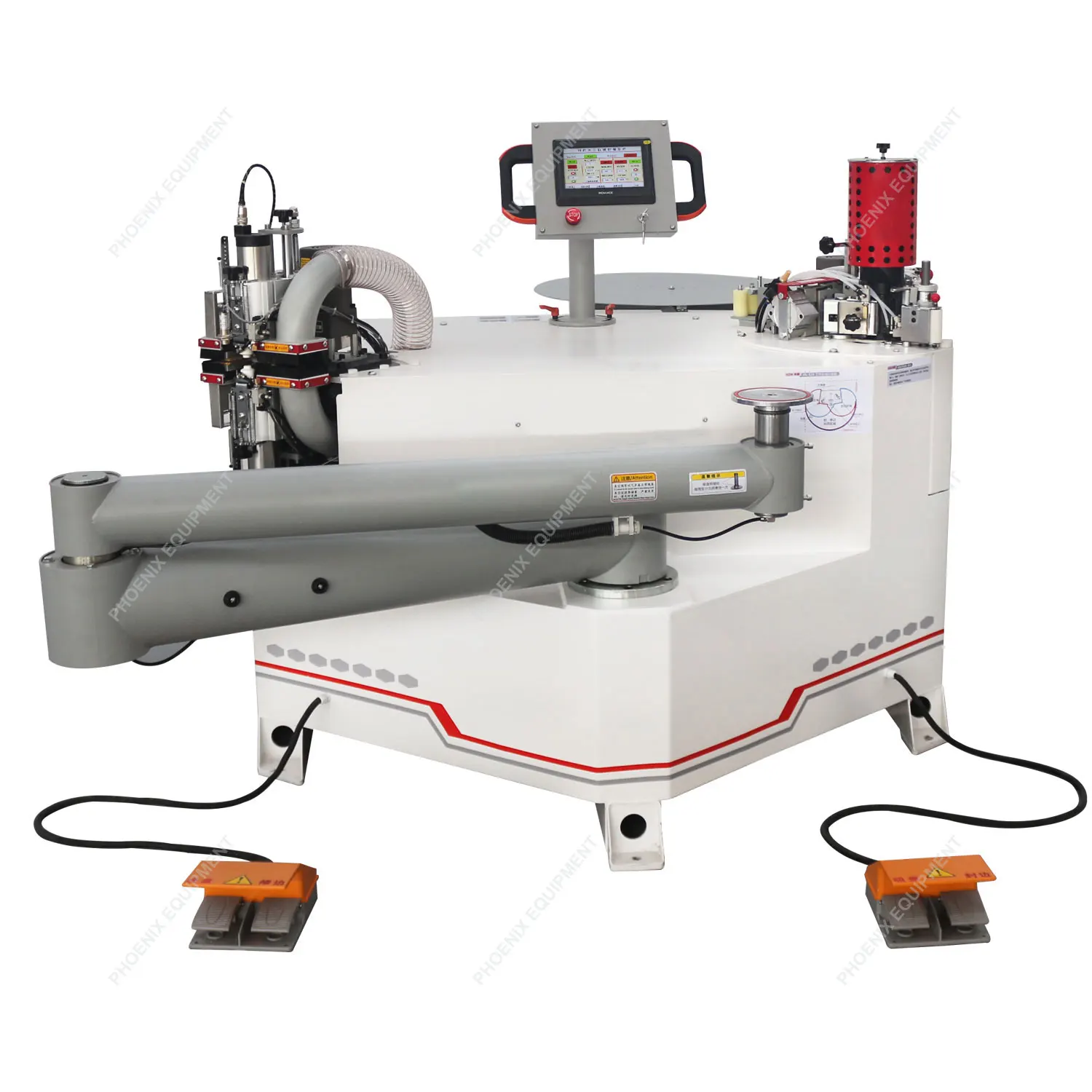 Folding Arm Curved Edge Banding Machine for Board Edge Banding Curved Straight Line Edge Banding Machine