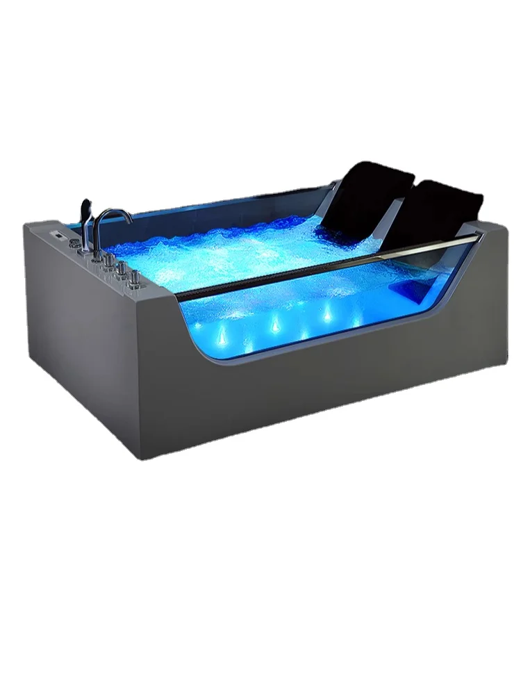 Double Bathtub Household Constant Temperature Heating Light Luxury Surfing Massage Bathtub Couple Smart Bathtub