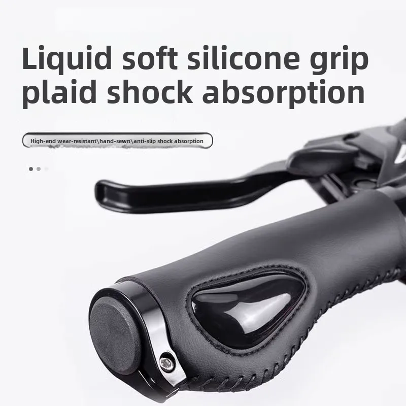 Liquid Silicone Bicycle Handlebar Grips Silicone Meatballs Shock Absorbing Comfort Mountain Bike Handlebar Grips