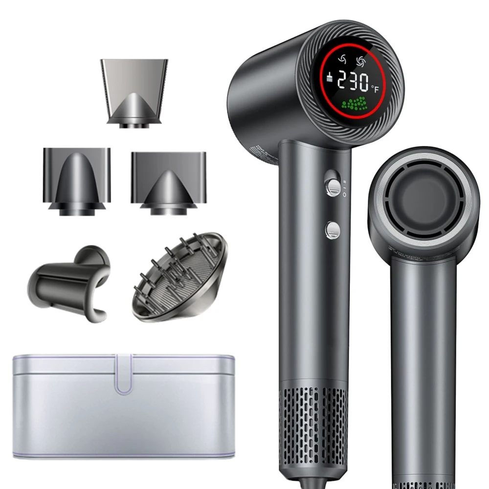 고속 전문가용 살롱 헤어 드라이어 음이온 리바이버 원스텝 볼류마이저 가정용 저소음 헤어 드라이어