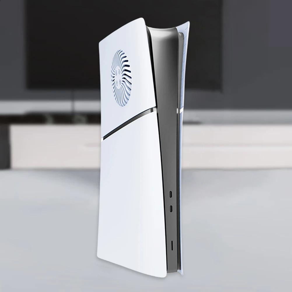 冷却ベント付き保護シェルカバー-abs製交換用シェル-傷防止ハードフェイスプレート-プレイステーション5スリム用