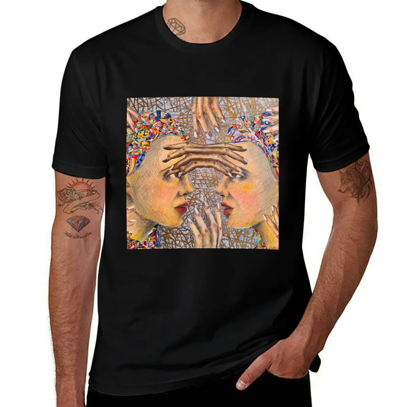 My mind in your mind T-Shirt boys animal print sweat custom t shirt sublime clothing for men