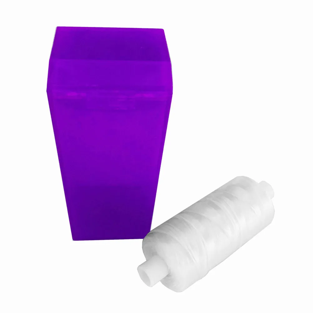 Portable Dental Floss Box with Self Cutting Dispenser Dustproof Cover Easy Carry for Daily Oral Care