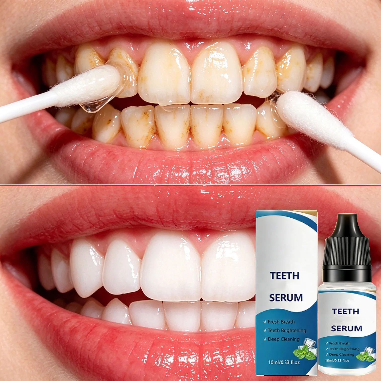 Teeth Paint for Oral Care, Help Clean Smoke Stains, Tartar, Bad Breath and Keep Mouth Fresh