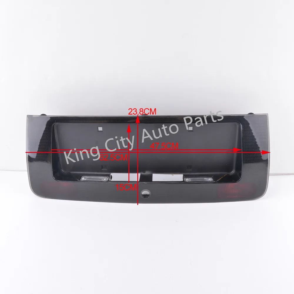 CAPQX dla Audi A6 C5 3.0 1998-2004 z tyłu samochodu numer podświetlany ramki lampka tablicy rejestracyjnej osłona z uchwytem wsparcie 4C5 945 695A / 4C5945695A — zdjęcie 6