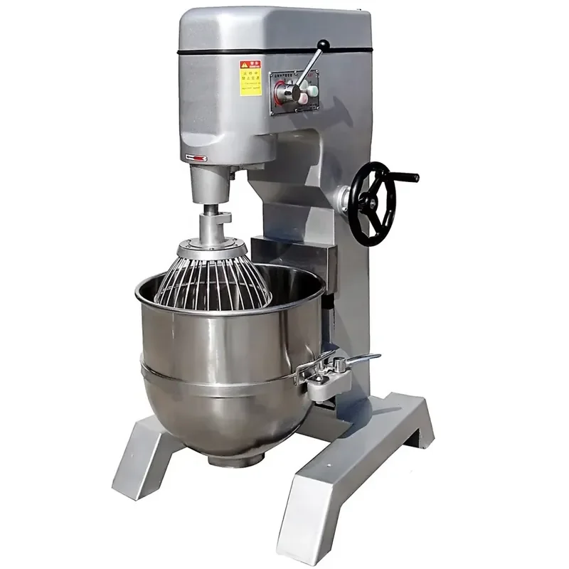 60L Electric  Mixer with Third Speed and Emergency Stop Button for Professional Bakeries and Hotels