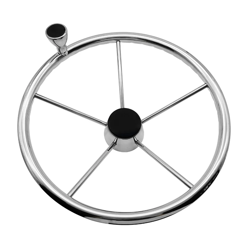 

Wholesale Stainless Steel Boat Steering Wheel Marine OEM ODM 13-1/2 15-1/2 Inch Boat Steering Wheel