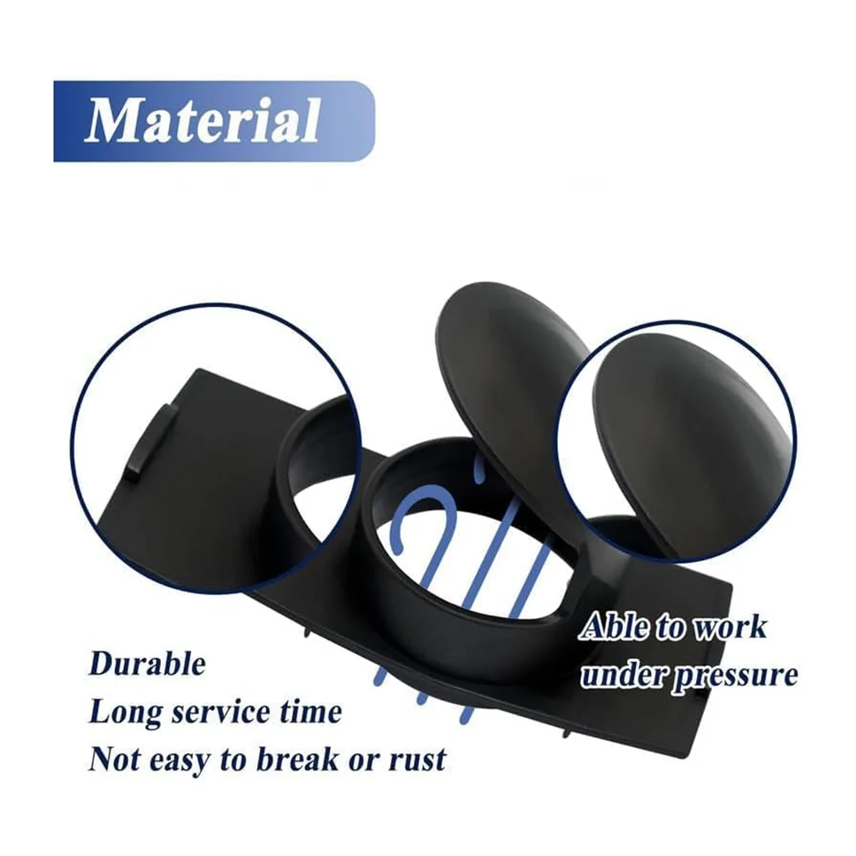 A02V- 7413197 7413120   Substituição da peça do defletor de entrada para aspiradores úmidos/secos S Hop Vac, acessório Vaccuum