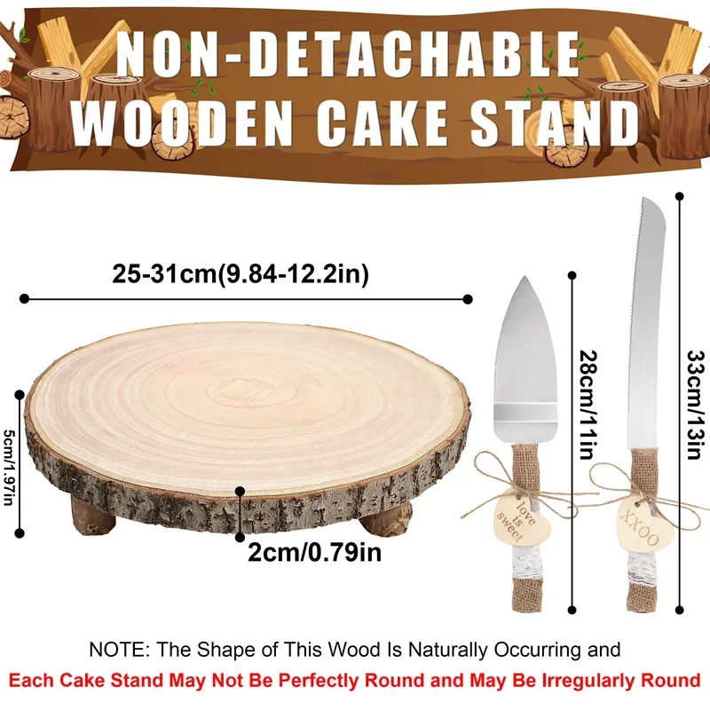 Wedding cake display table Cheese board balcony flower stand Single layer flower stand Solid wood wooden flower pot stand