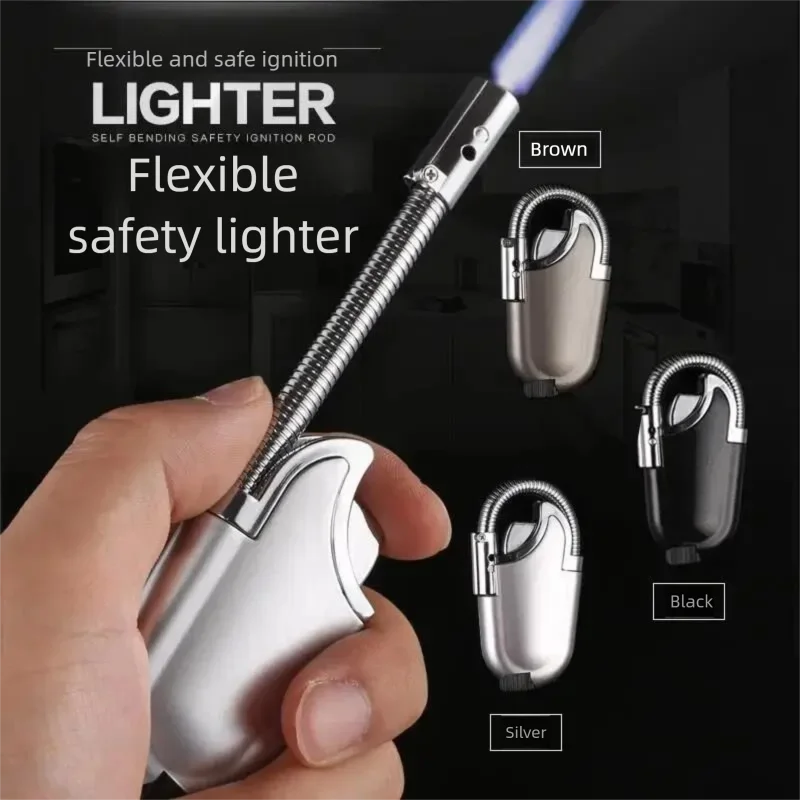 

Windproof Jet Lighter with Bendable Neck - Home Igniter for Moxibustion & Incense flame somking accessories