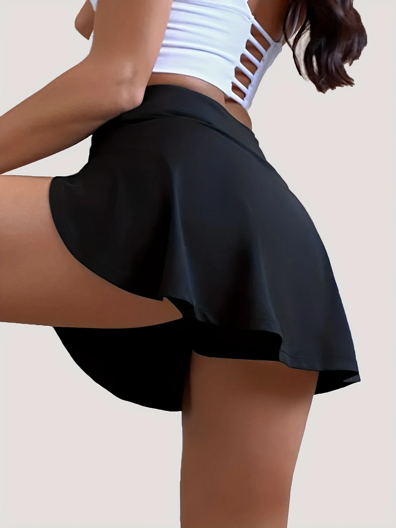New High-waist-waist Yoga Dress Sports Skirt for Women to Wear Loose and Thin running shorts