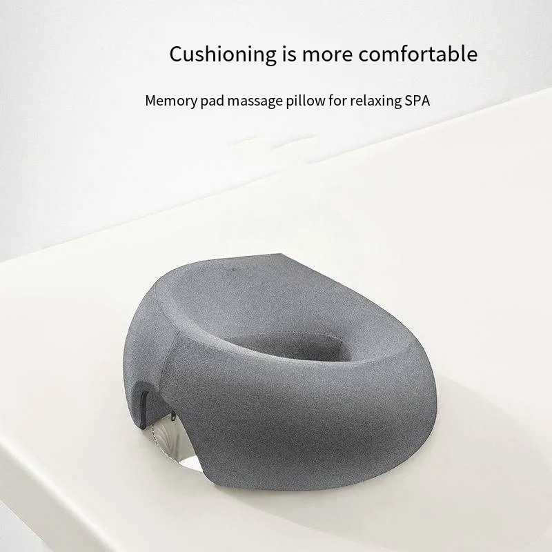 1PCS Ergonomics Lying Down Pillow Memory Foam Breathable Head Rest Support Pillow Body Massage Face Rest Pillow for Beauty Salon