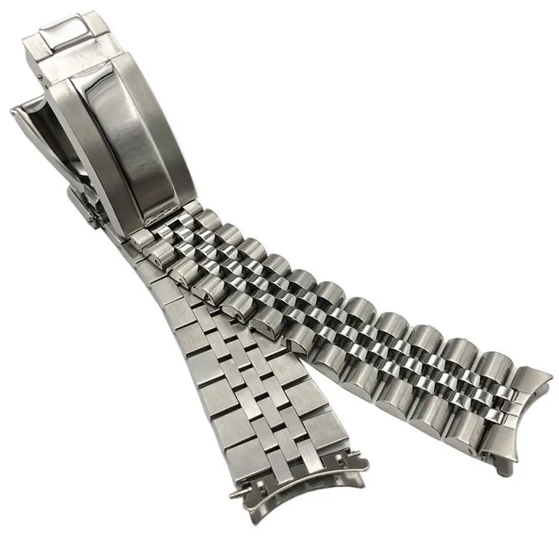 20mm Jubilee 904 Watchband For Rolex Oyster Perpetual Submariner Men Strap Luxury Watch Chain Mod Parts Replacement Accessories