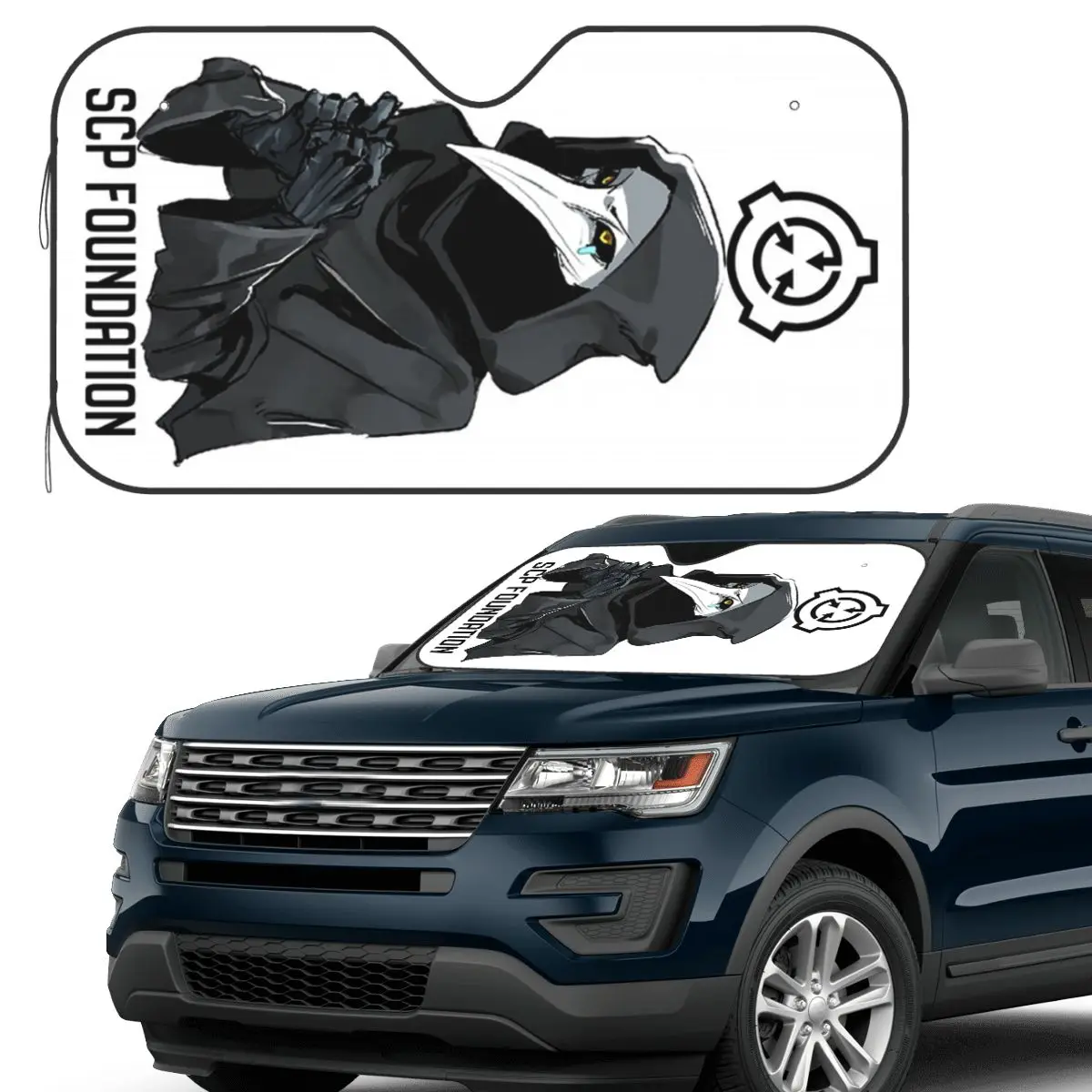 

SCP 049 Sunshade Windscreen Car Front Windshield Window Sun Visor Accessories Covers