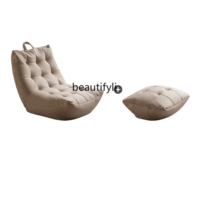 2936 Light luxury simple lazy sofa can sleep and lie down tatami recliner single small sofa small apartment