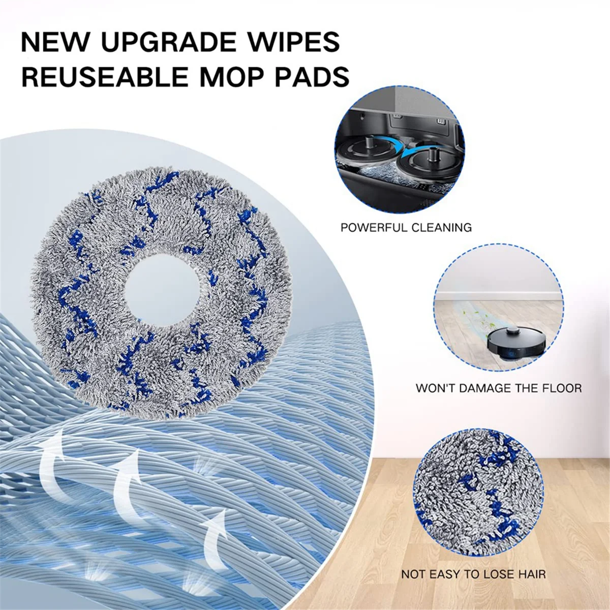 Pièces de rechange lavables pour aspirateur Ecovacs Deebot, brosse latérale principale, filtre, sac à poussière, vadrouille, T30 Pro, Omni, T30 Pro, 21 pièces