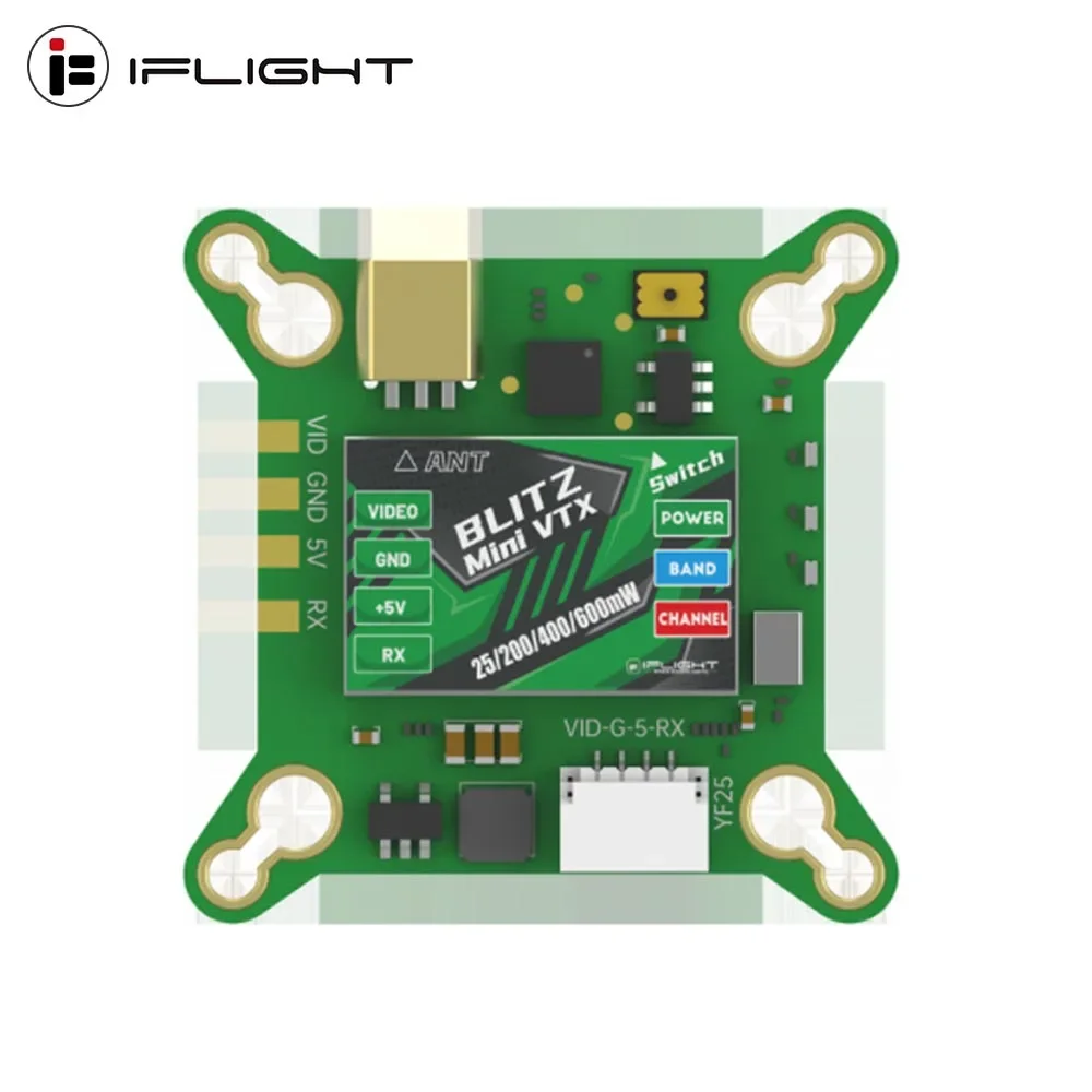 

iFlight SucceX Mini Force 5.8GHz 600mW VTX Adjustable with MMCX Connector for RC FPV Drone part