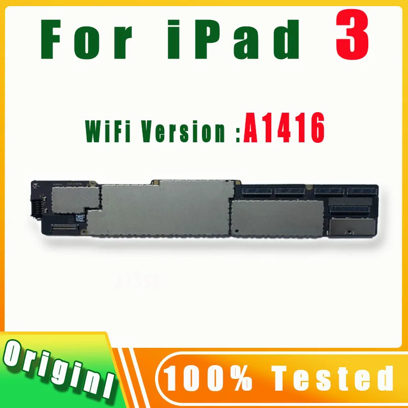 100% Original NO iCloud Plate A1458 A1459 A1460 For iPad 4 Logic Board A1416 1403 1430 For iPad 3 Motherboard