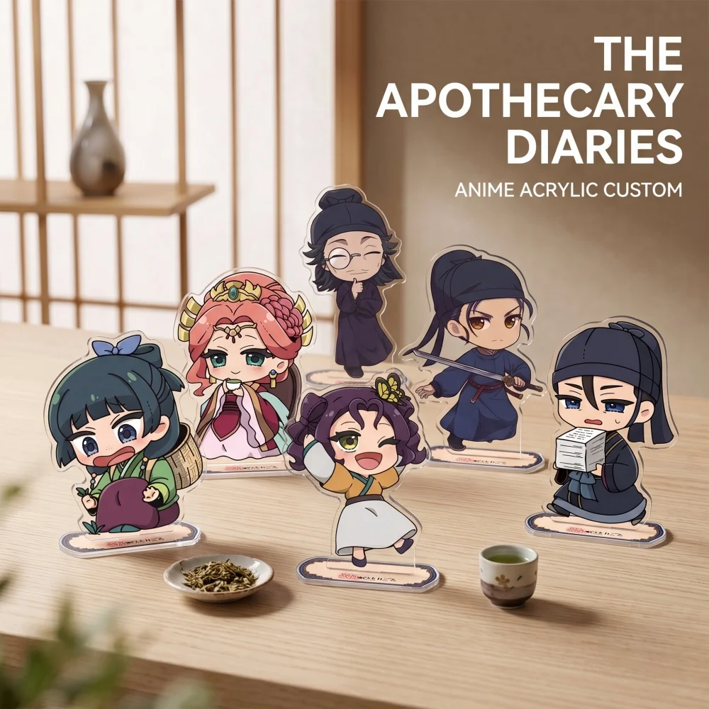 The Apothecary Diaries Acrylic Stand Keychain Cute Custom Made Figure Maomao Jinshi Gyokuyo Lihua desktop Decor