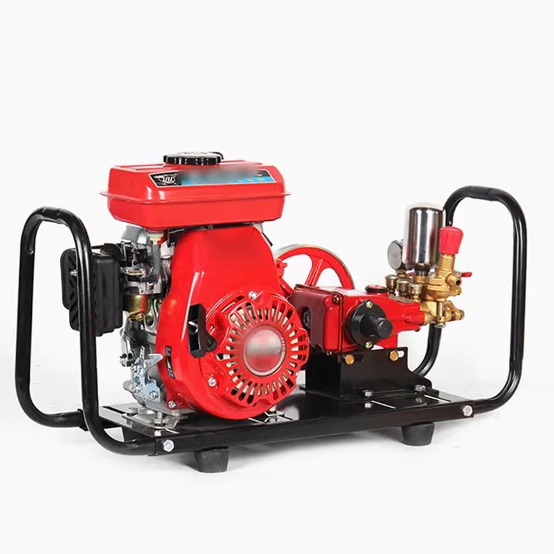 2.0KW بخاخ عالي الضغط رباعي الأشواط البنزين ارتفاع ضغط البخاخ الزراعي بستان البخاخ اليد حمل سميكة بوم