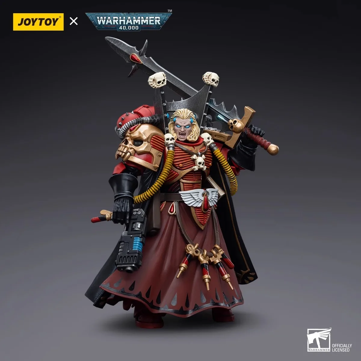 【Accessories】JOYTOY  Warhammer 40k 1/18 Action Figure Blood Angels Mephiston  Model Toy  3.75inch