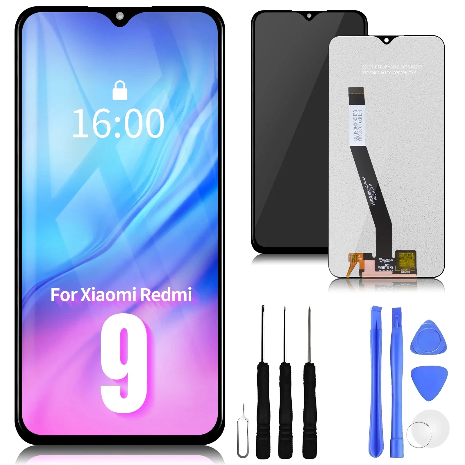 Pantalla LCD Original de 6,53 pulgadas para Xiaomi Redmi 9, montaje de digitalizador con pantalla táctil, reemplazo para Redmi 9 M2004J19G M2004J19C