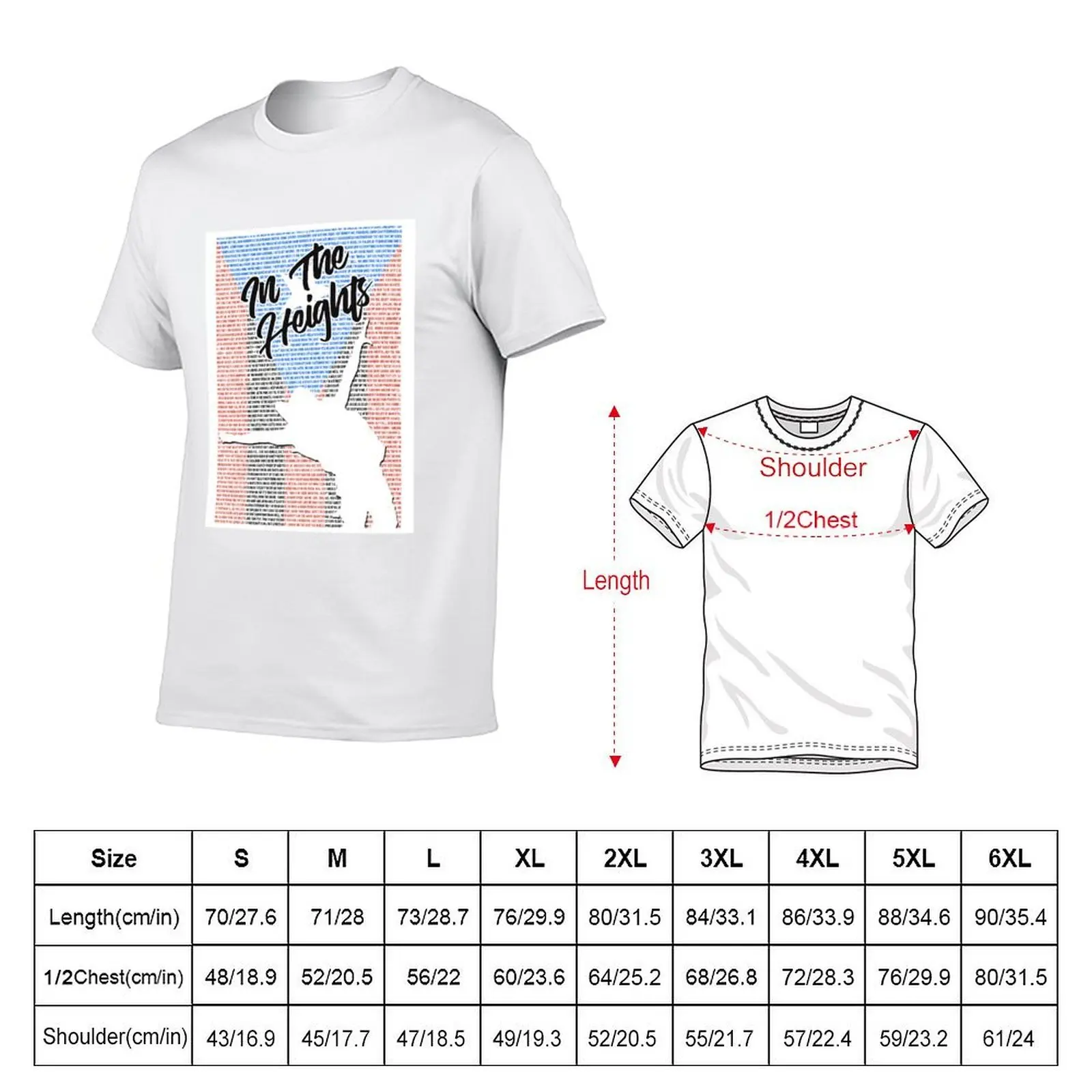 Lights Up - In The Heights T-Shirt t shirts cotton 100% t shirt men 100% cotton luxury brand T-Shirt