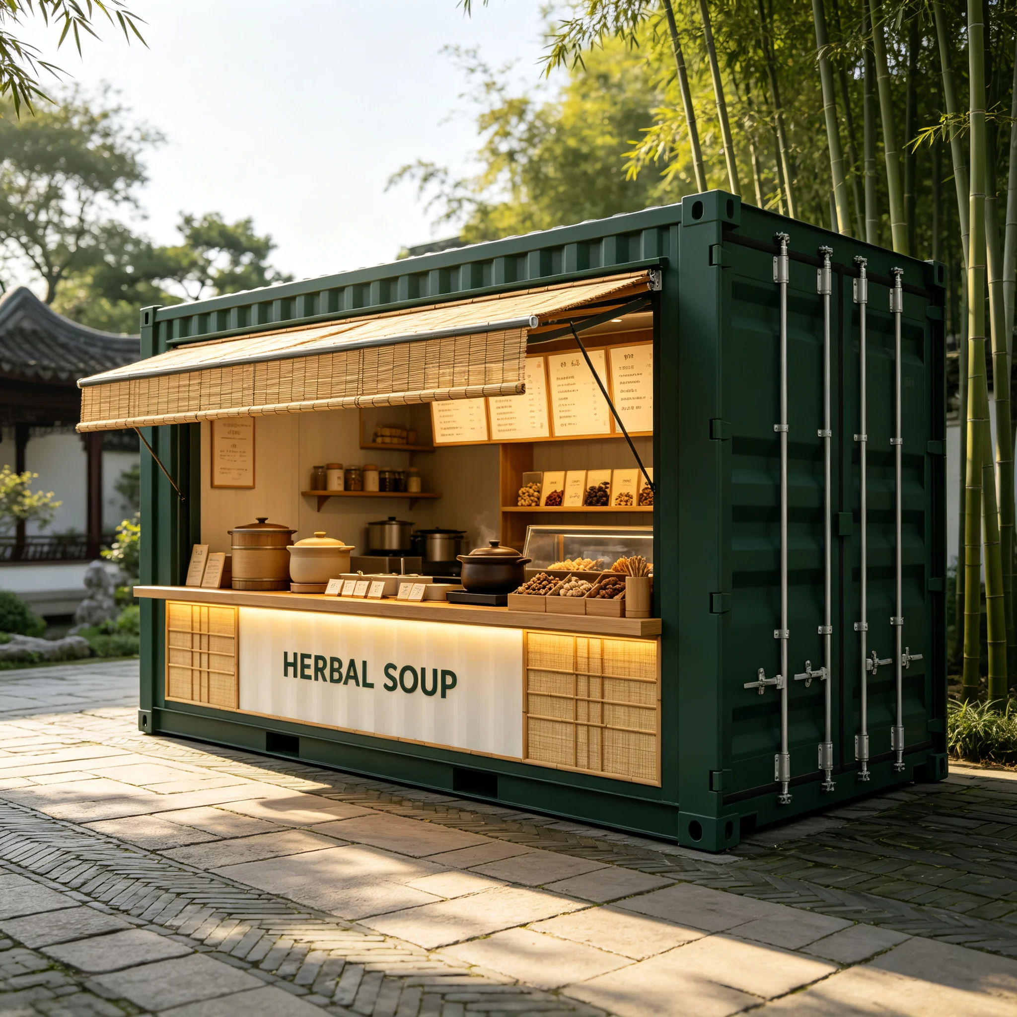 Custom Container Shop Outdoor Multipurpose Sales Booth for Food Drinks Gifts and Convenience Retail