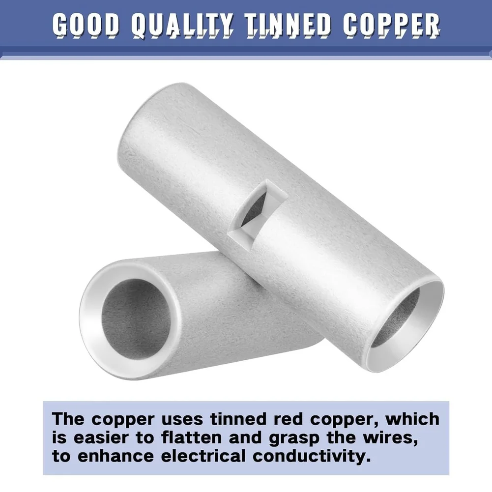 Brass Crimp Connectors Wire Connectors For Complex Wiring Projects Built-in Wire Separator Oxidation Resistant