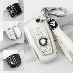 Funda de llave de coche estilo ABS, carcasa Fob para BMW X3, X5, X6, F30, F34, F10, F20, G20, G30, G01, G02, G05, F15, F16, serie 1, 3, 5, 7