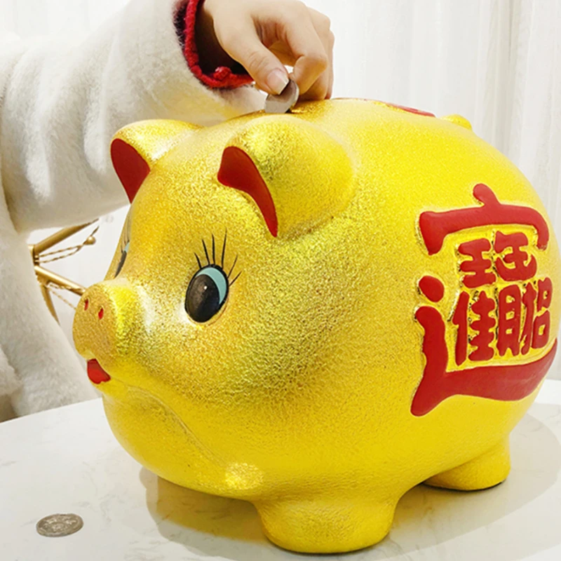 

Wedding Pig Piggy Bank Storage Papper Money Ceramic Hidden Safe Ornament Secret Coin Money Box Living Room Hucha Home Decor 5