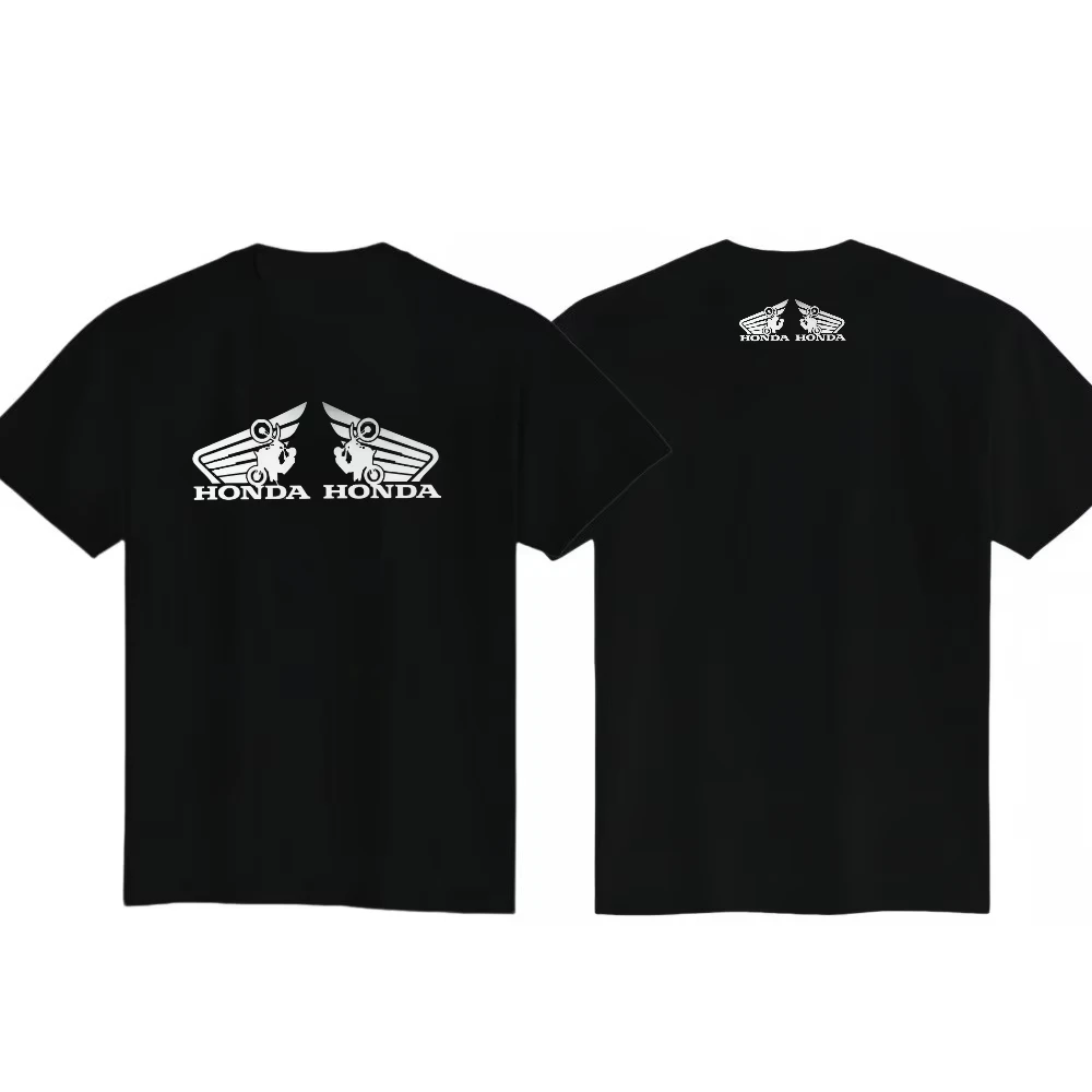 

Honda Высококачественный мотоциклетный модный гоночный костюм Honda, мужская и женская свободная рабочая одежда с короткими рукавами и принтом