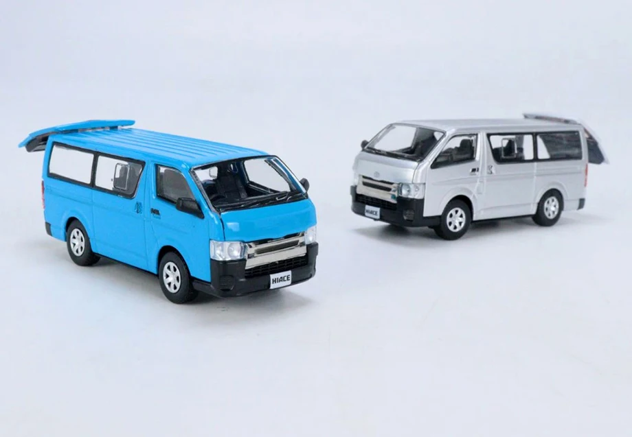 BM Creations 1:64 2015 Hiace KDH200V Diecast Alloy Toy Cars Simulation Model For Collection gift